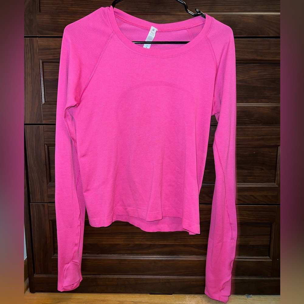 lululemon athletica Pink Long Sleeve Tee